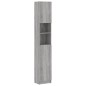 vidaXL Armario de baño madera contrachapada gris Sonoma 32x25,5x190 cm vidaXL Armario de baño madera contrachapada gris Sonoma 32x25,5x190 cm