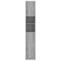 vidaXL Armario de baño madera contrachapada gris Sonoma 32x25,5x190 cm vidaXL Armario de baño madera contrachapada gris Sonoma 32x25,5x190 cm