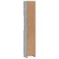vidaXL Armario de baño madera contrachapada gris Sonoma 32x25,5x190 cm vidaXL Armario de baño madera contrachapada gris Sonoma 32x25,5x190 cm