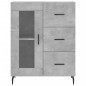vidaXL Aparador de madera de ingeniería gris hormigón 69,5x34x90 cm vidaXL Aparador de madera de ingeniería gris hormigón 69,5x34x90 cm
