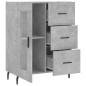 vidaXL Aparador de madera de ingeniería gris hormigón 69,5x34x90 cm vidaXL Aparador de madera de ingeniería gris hormigón 69,5x34x90 cm
