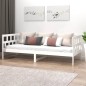 vidaXL Sofá cama madera maciza de pino blanco 90x200 cm vidaXL Sofá cama madera maciza de pino blanco 90x200 cm
