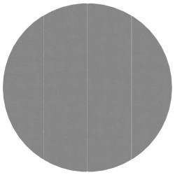 vidaXL Tapiz de suelo piscina geotextil de poliéster gris claro Ø500cm