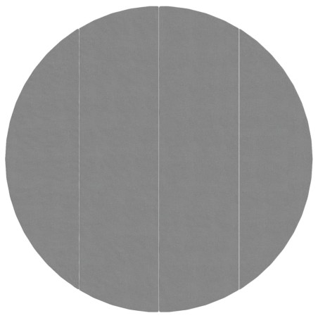 vidaXL Tapiz de suelo piscina geotextil de poliéster gris claro Ø500cm