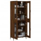 vidaXL Aparador alto madera contrachapada marrón roble 69,5x34x180 cm vidaXL Aparador alto madera contrachapada marrón roble 69,5x34x180 cm