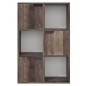 vidaXL Estantería de madera de ingeniería roble ahumado 60x27,5x88 cm vidaXL Estantería de madera de ingeniería roble ahumado 60x27,5x88 cm