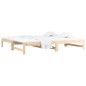 vidaXL Sofá cama extraíble madera maciza de pino 2x(90x190) cm vidaXL Sofá cama extraíble madera maciza de pino 2x(90x190) cm