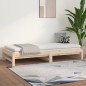 vidaXL Sofá cama extraíble madera maciza de pino 2x(90x190) cm vidaXL Sofá cama extraíble madera maciza de pino 2x(90x190) cm