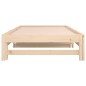 vidaXL Sofá cama extraíble madera maciza de pino 2x(90x190) cm vidaXL Sofá cama extraíble madera maciza de pino 2x(90x190) cm