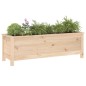 vidaXL Arriate elevado de jardín madera maciza de pino 119,5x40x39 cm vidaXL Arriate elevado de jardín madera maciza de pino 119,5x40x39 cm
