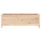 vidaXL Arriate elevado de jardín madera maciza de pino 119,5x40x39 cm vidaXL Arriate elevado de jardín madera maciza de pino 119,5x40x39 cm