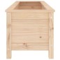 vidaXL Arriate elevado de jardín madera maciza de pino 119,5x40x39 cm vidaXL Arriate elevado de jardín madera maciza de pino 119,5x40x39 cm