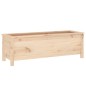 vidaXL Arriate elevado de jardín madera maciza de pino 119,5x40x39 cm vidaXL Arriate elevado de jardín madera maciza de pino 119,5x40x39 cm