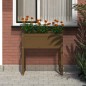 vidaXL Jardinera madera maciza de pino marrón miel 78x40x81 cm vidaXL Jardinera madera maciza de pino marrón miel 78x40x81 cm