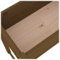 vidaXL Jardinera madera maciza de pino marrón miel 78x40x81 cm vidaXL Jardinera madera maciza de pino marrón miel 78x40x81 cm