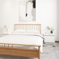 vidaXL Mesitas de noche 2 uds madera maciza de pino blanco 35x34x32 cm vidaXL Mesitas de noche 2 uds madera maciza de pino blanco 35x34x32 cm