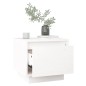 vidaXL Mesitas de noche 2 uds madera maciza de pino blanco 35x34x32 cm vidaXL Mesitas de noche 2 uds madera maciza de pino blanco 35x34x32 cm