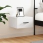 vidaXL Mesita de noche de pared blanco 35x35x20 cm vidaXL Mesita de noche de pared blanco 35x35x20 cm