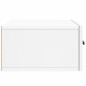 vidaXL Mesita de noche de pared blanco 35x35x20 cm vidaXL Mesita de noche de pared blanco 35x35x20 cm