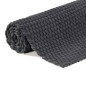 vidaXL Alfombra rectangular algodón gris antracita 80x160 cm vidaXL Alfombra rectangular algodón gris antracita 80x160 cm
