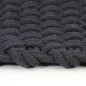vidaXL Alfombra rectangular algodón gris antracita 80x160 cm vidaXL Alfombra rectangular algodón gris antracita 80x160 cm