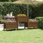 vidaXL Jardinera de madera de pino maciza marrón miel 178,5x44x75 cm
