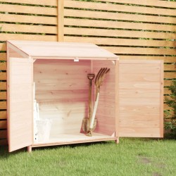 vidaXL Cobertizo de jardín madera de abeto maciza 102x52x112 cm