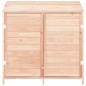 vidaXL Cobertizo de jardín madera de abeto maciza 102x52x112 cm vidaXL Cobertizo de jardín madera de abeto maciza 102x52x112 cm