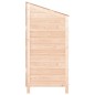 vidaXL Cobertizo de jardín madera de abeto maciza 102x52x112 cm vidaXL Cobertizo de jardín madera de abeto maciza 102x52x112 cm