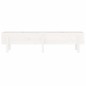 vidaXL Arriate elevado de jardín madera maciza pino blanco 160x30x38cm vidaXL Arriate elevado de jardín madera maciza pino blanco 160x30x38cm