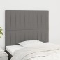 vidaXL Cabeceros 2 unidades de tela gris oscuro 90x5x78/88 cm vidaXL Cabeceros 2 unidades de tela gris oscuro 90x5x78/88 cm