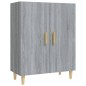 vidaXL Aparador de madera contrachapada gris Sonoma 70x34x90 cm vidaXL Aparador de madera contrachapada gris Sonoma 70x34x90 cm
