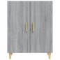 vidaXL Aparador de madera contrachapada gris Sonoma 70x34x90 cm vidaXL Aparador de madera contrachapada gris Sonoma 70x34x90 cm