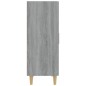 vidaXL Aparador de madera contrachapada gris Sonoma 70x34x90 cm vidaXL Aparador de madera contrachapada gris Sonoma 70x34x90 cm