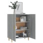 vidaXL Aparador de madera contrachapada gris Sonoma 70x34x90 cm vidaXL Aparador de madera contrachapada gris Sonoma 70x34x90 cm
