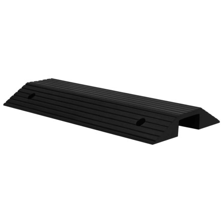 vidaXL Rampa de umbral puente 2 uds goma 80x40x8 cm