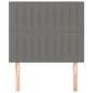 vidaXL Cabeceros 2 unidades de tela gris oscuro 90x5x78/88 cm vidaXL Cabeceros 2 unidades de tela gris oscuro 90x5x78/88 cm