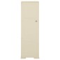 vidaXL Armario de plástico diseño madera blanco angora 40x43x125 cm vidaXL Armario de plástico diseño madera blanco angora 40x43x125 cm