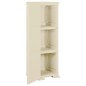 vidaXL Armario de plástico diseño madera blanco angora 40x43x125 cm vidaXL Armario de plástico diseño madera blanco angora 40x43x125 cm