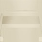 vidaXL Armario de plástico diseño madera blanco angora 40x43x125 cm vidaXL Armario de plástico diseño madera blanco angora 40x43x125 cm