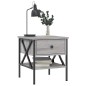vidaXL Mesita de noche madera de ingeniería gris Sonoma 40x42x45 cm vidaXL Mesita de noche madera de ingeniería gris Sonoma 40x42x45 cm