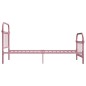 vidaXL Estructura de cama metal rosa 100x200 cm vidaXL Estructura de cama metal rosa 100x200 cm