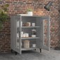 vidaXL Aparador de madera de ingeniería gris Sonoma 69,5x34x90 cm vidaXL Aparador de madera de ingeniería gris Sonoma 69,5x34x90 cm
