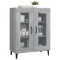 vidaXL Aparador de madera de ingeniería gris Sonoma 69,5x34x90 cm vidaXL Aparador de madera de ingeniería gris Sonoma 69,5x34x90 cm