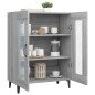 vidaXL Aparador de madera de ingeniería gris Sonoma 69,5x34x90 cm vidaXL Aparador de madera de ingeniería gris Sonoma 69,5x34x90 cm
