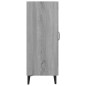 vidaXL Aparador de madera de ingeniería gris Sonoma 69,5x34x90 cm vidaXL Aparador de madera de ingeniería gris Sonoma 69,5x34x90 cm