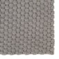 vidaXL Alfombra rectangular algodón gris 80x160 cm vidaXL Alfombra rectangular algodón gris 80x160 cm