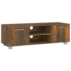 vidaXL Mueble para TV madera de ingeniería roble ahumado 110x40x35 cm