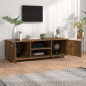 vidaXL Mueble para TV madera de ingeniería roble ahumado 110x40x35 cm