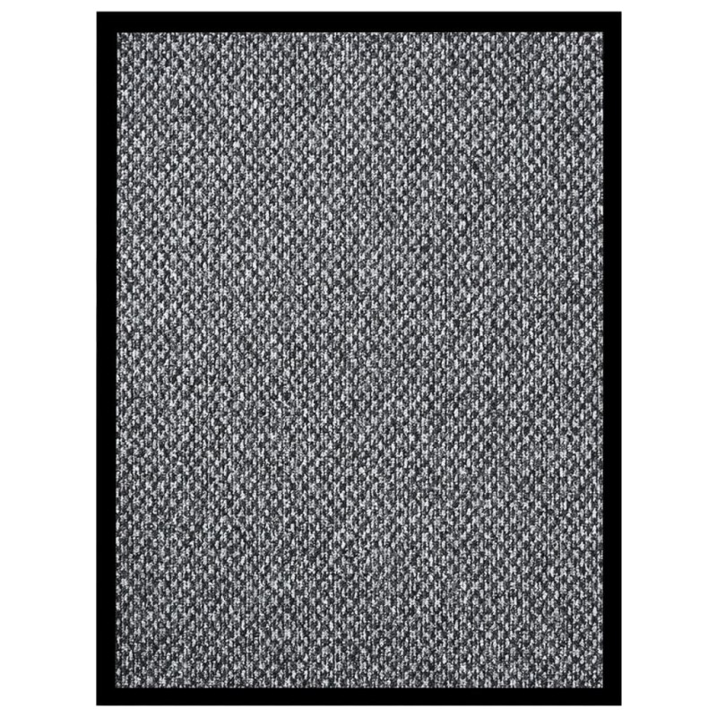 vidaXL Felpudo gris 60x80 cm vidaXL Felpudo gris 60x80 cm
